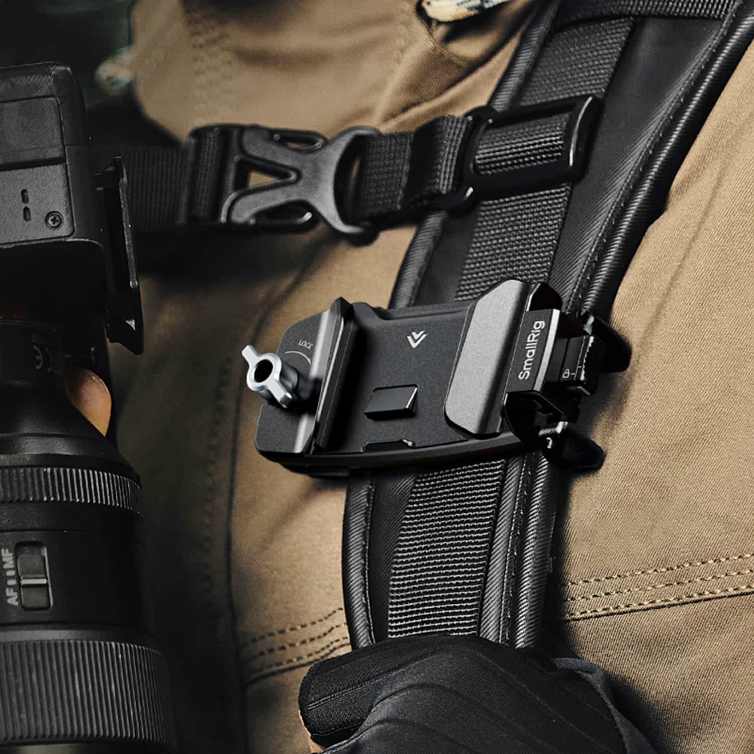 Smallrig (5053) Camera Clip with Quick Release Mount Plate Kit 2