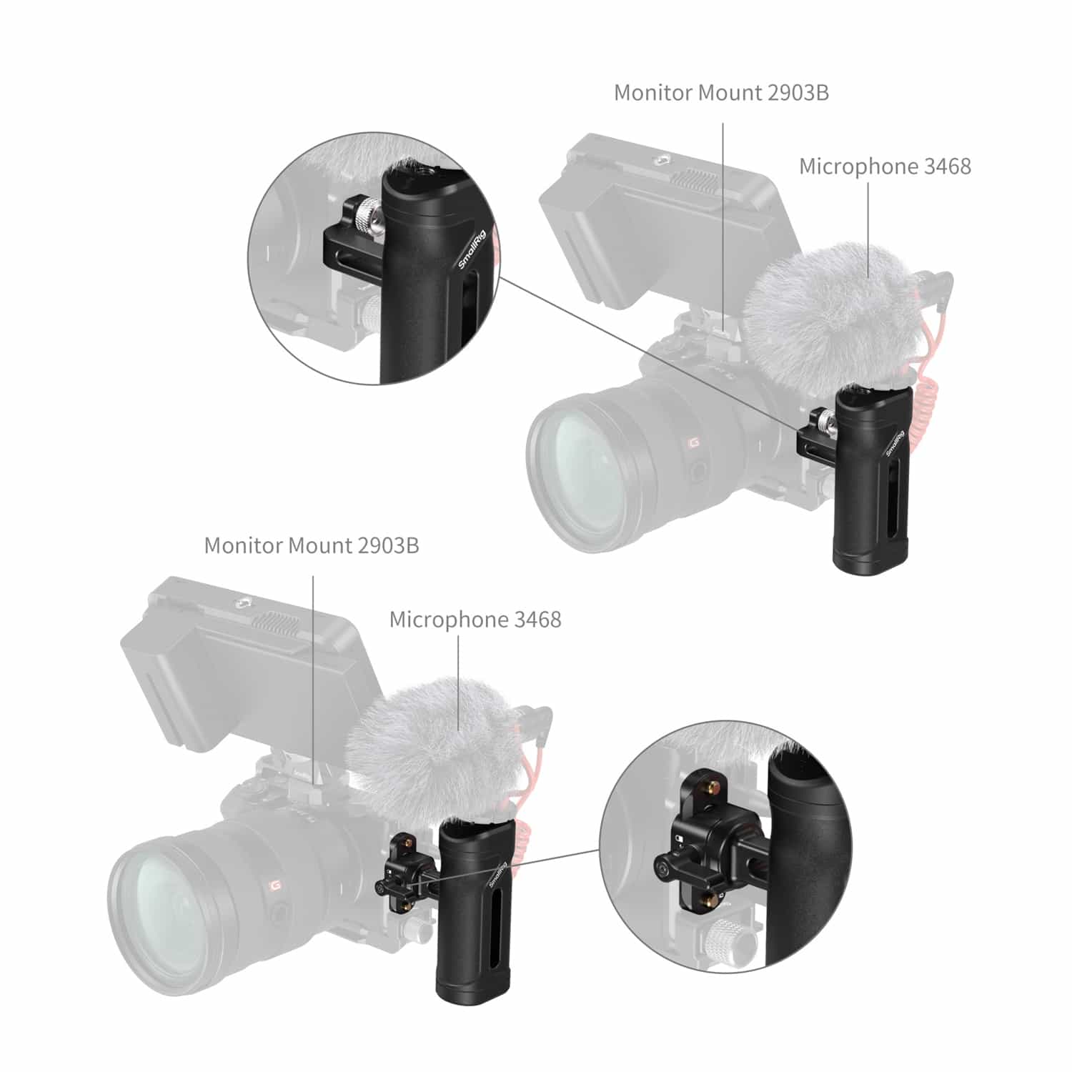 Smallrig (5532) Lightweight mini Side Handle Kit 2