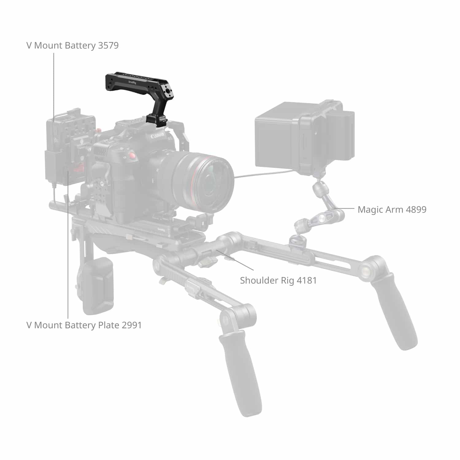 Smallrig (5632) HawkLock H21 Quick Release Top Handle 4