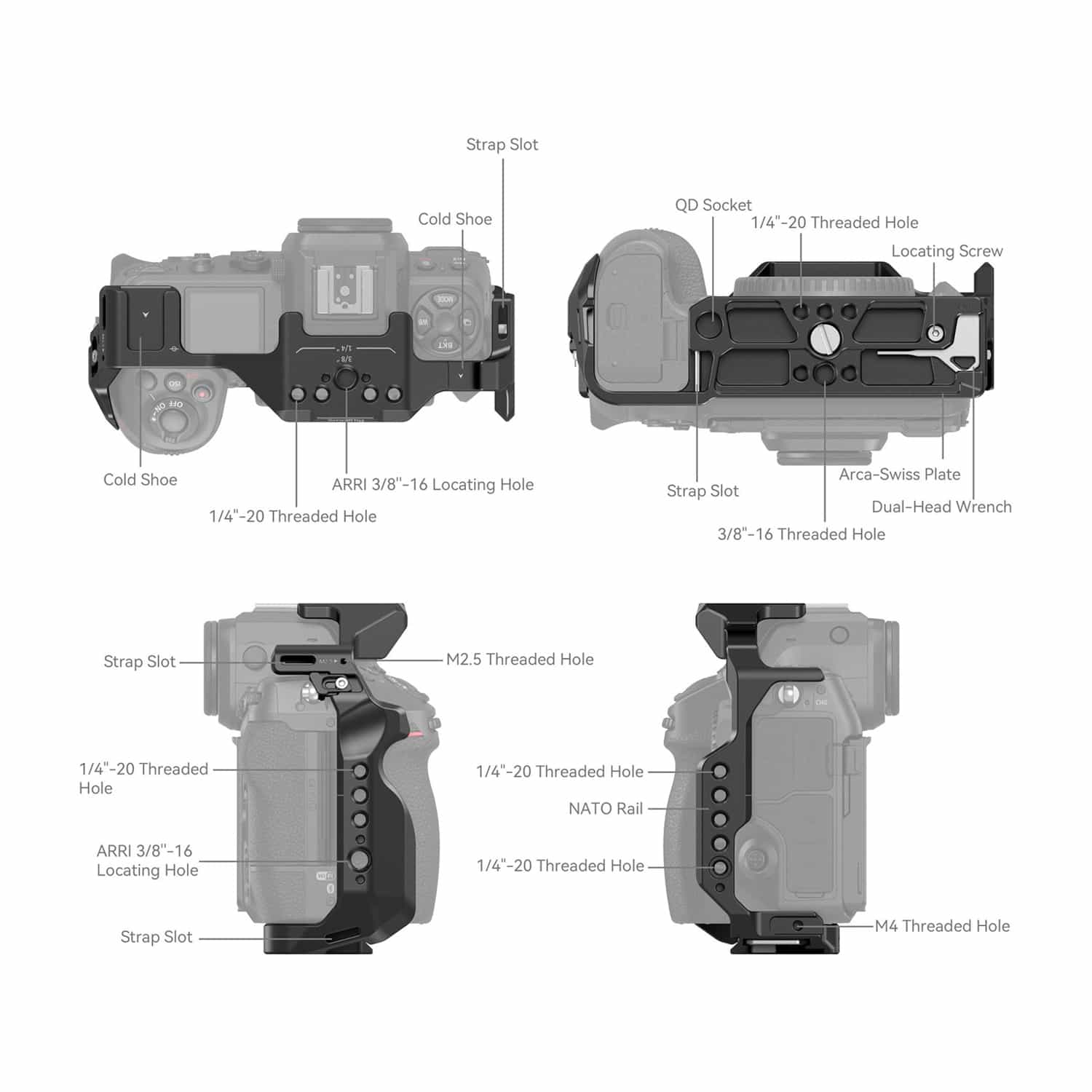 Smallrig (3940) Cage for Nikon Z 8 4