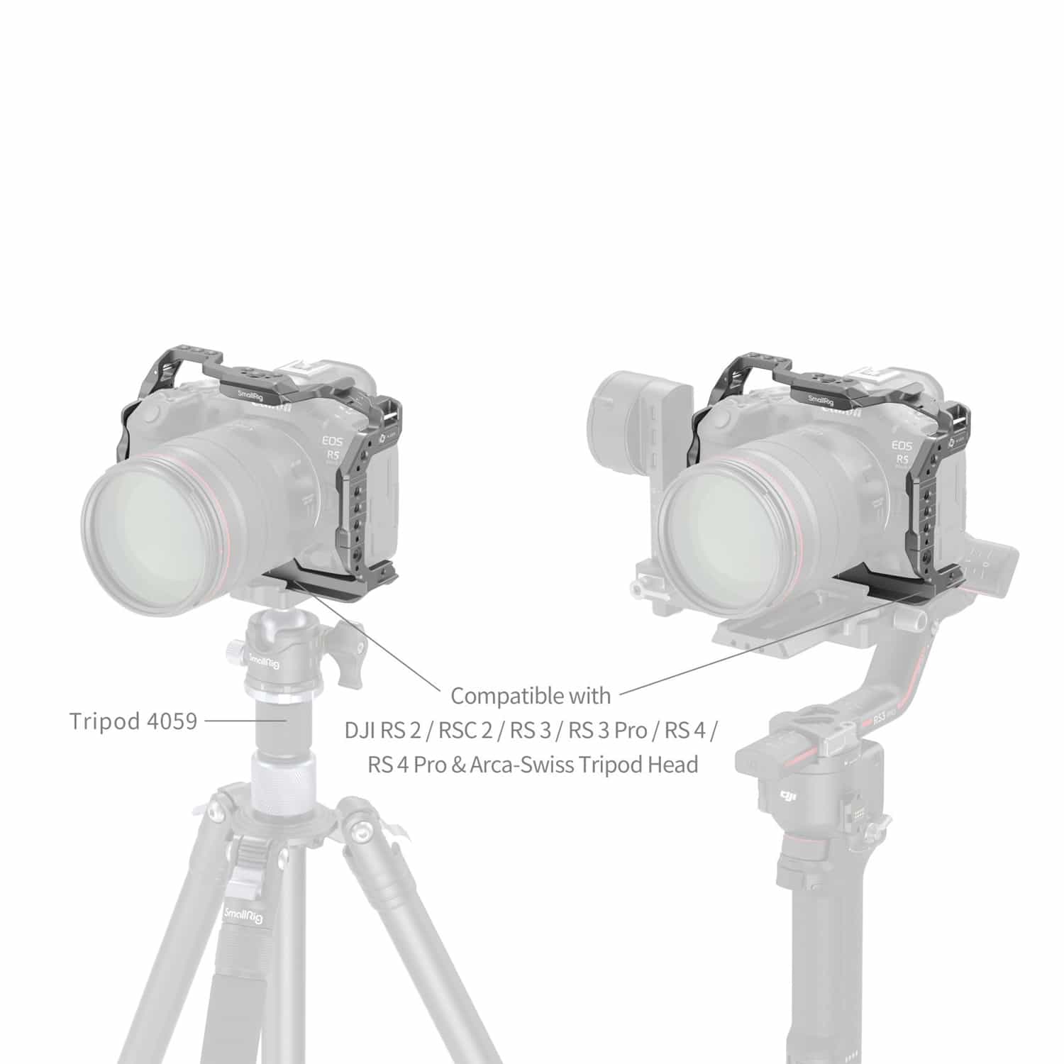 Smallrig (4977) HawkLock Quick Release Cage for Canon EOS R5 Mark II 4