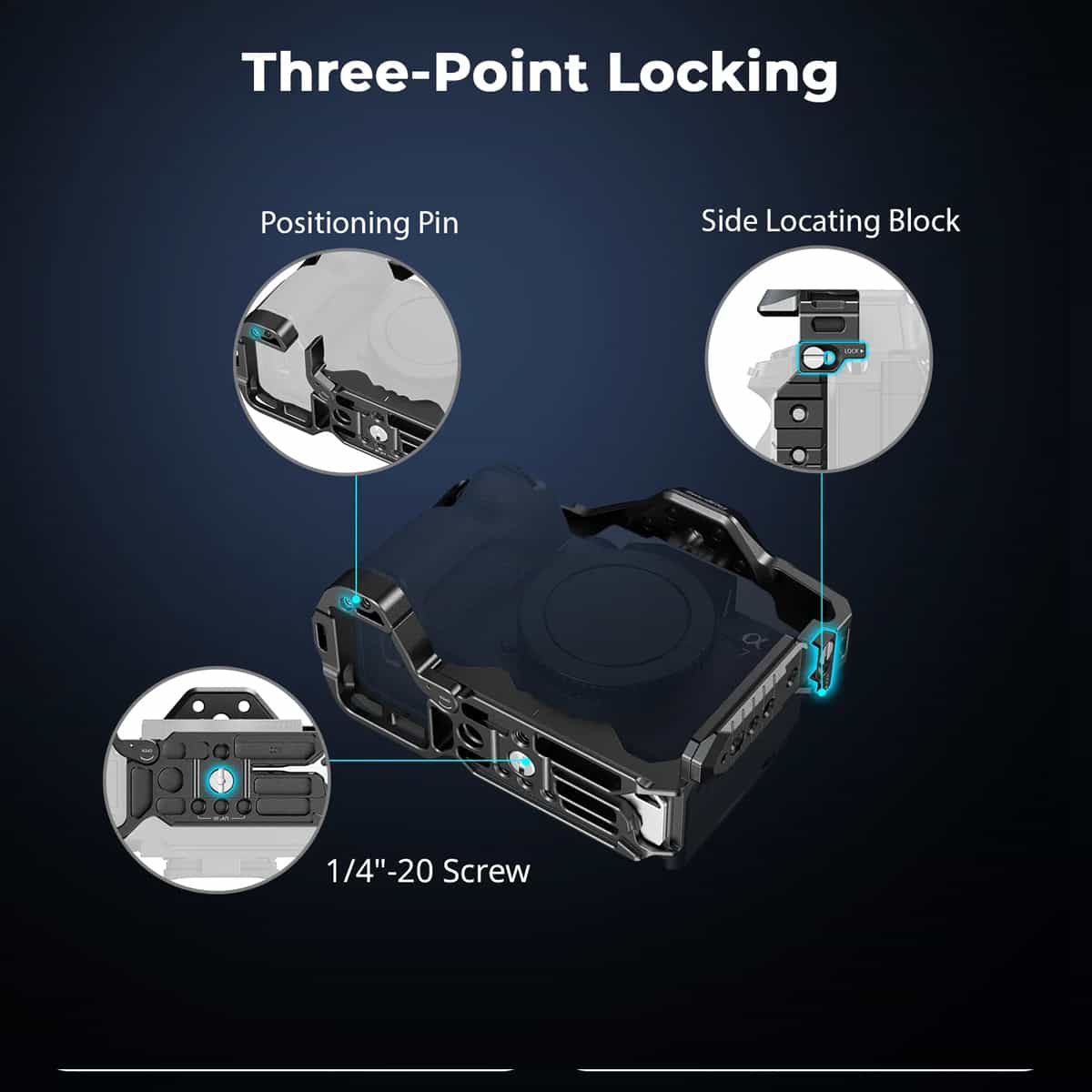 Smallrig (3667C) Cage for Sony Alpha 7V / 7RV / 7IV / 7SIII / 1 / 7RIV 4
