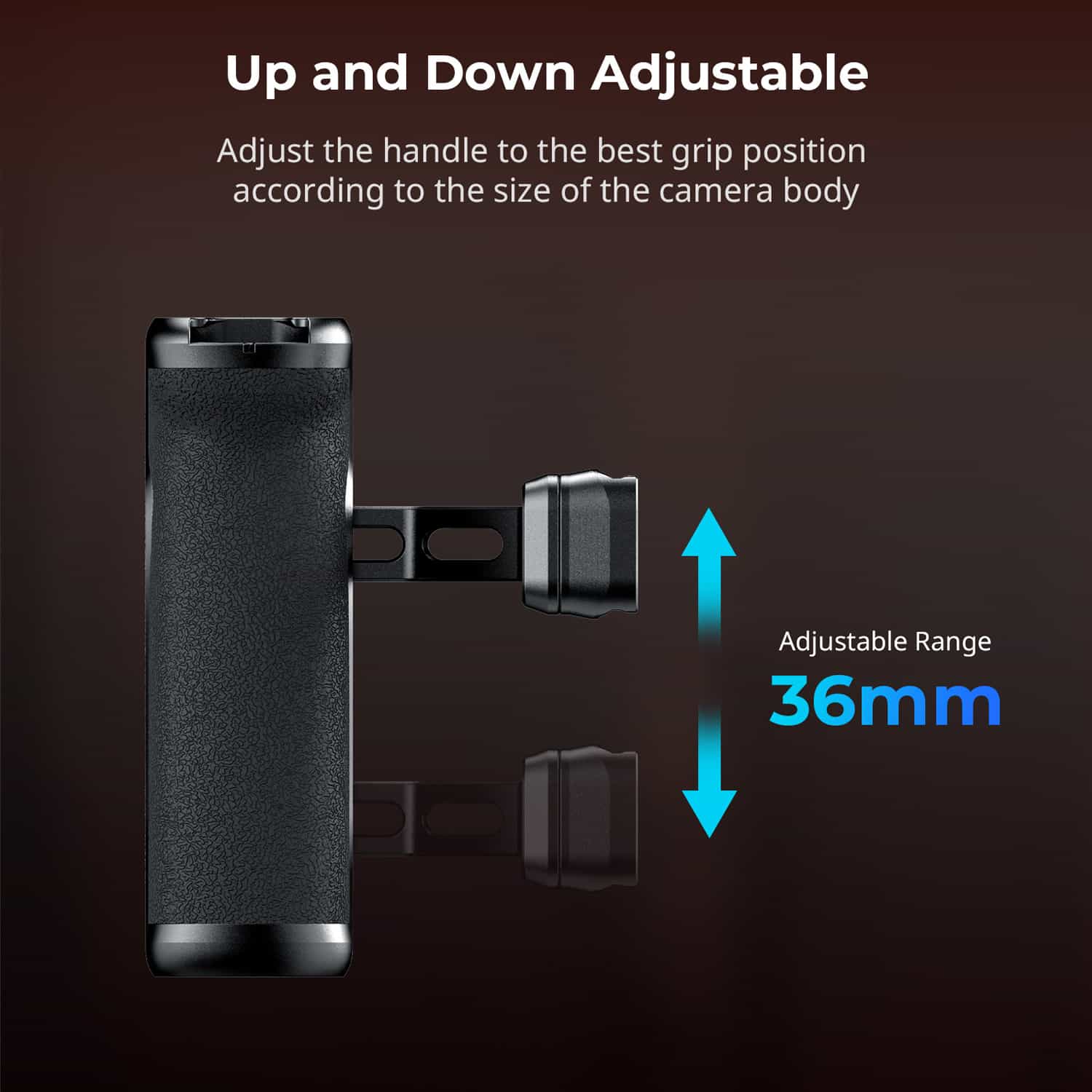 Smallrig (5633) HawkLock H21 Quick Release Side Handle with NATO Rail 5