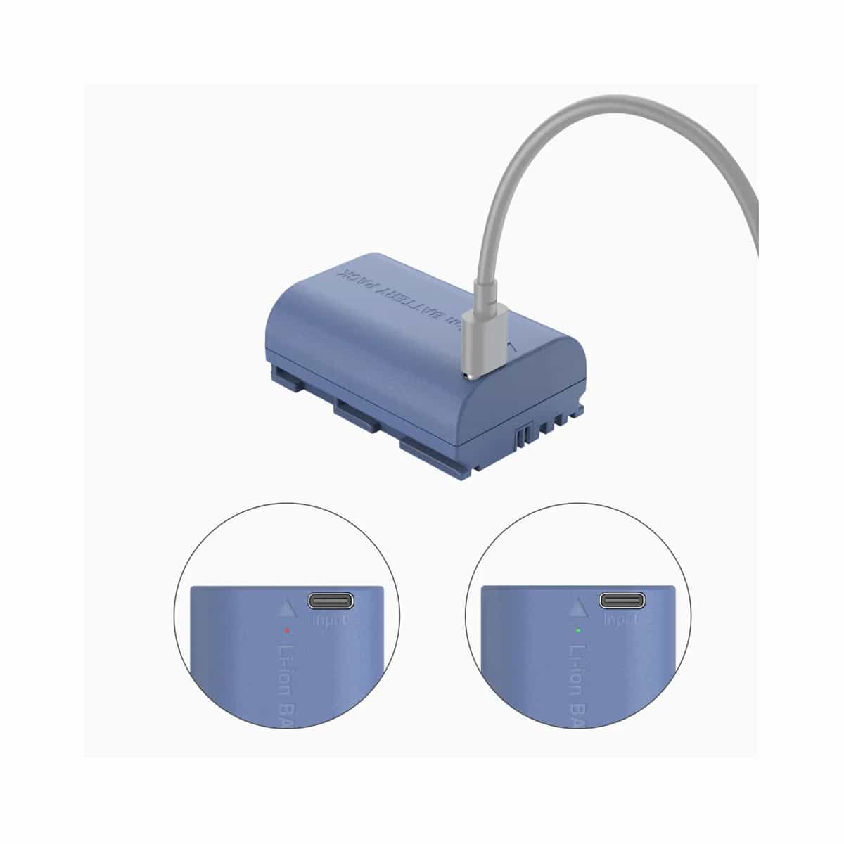 Smallrig (4264) Canon LP-E6NH USBC Rechargeable Camera Battery 4