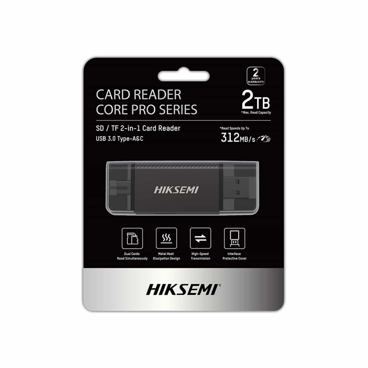 Hiksemi Core Pro Series 2-in-1 SD & TF USB 3.0 Card Reader (ST4-DMB) 5
