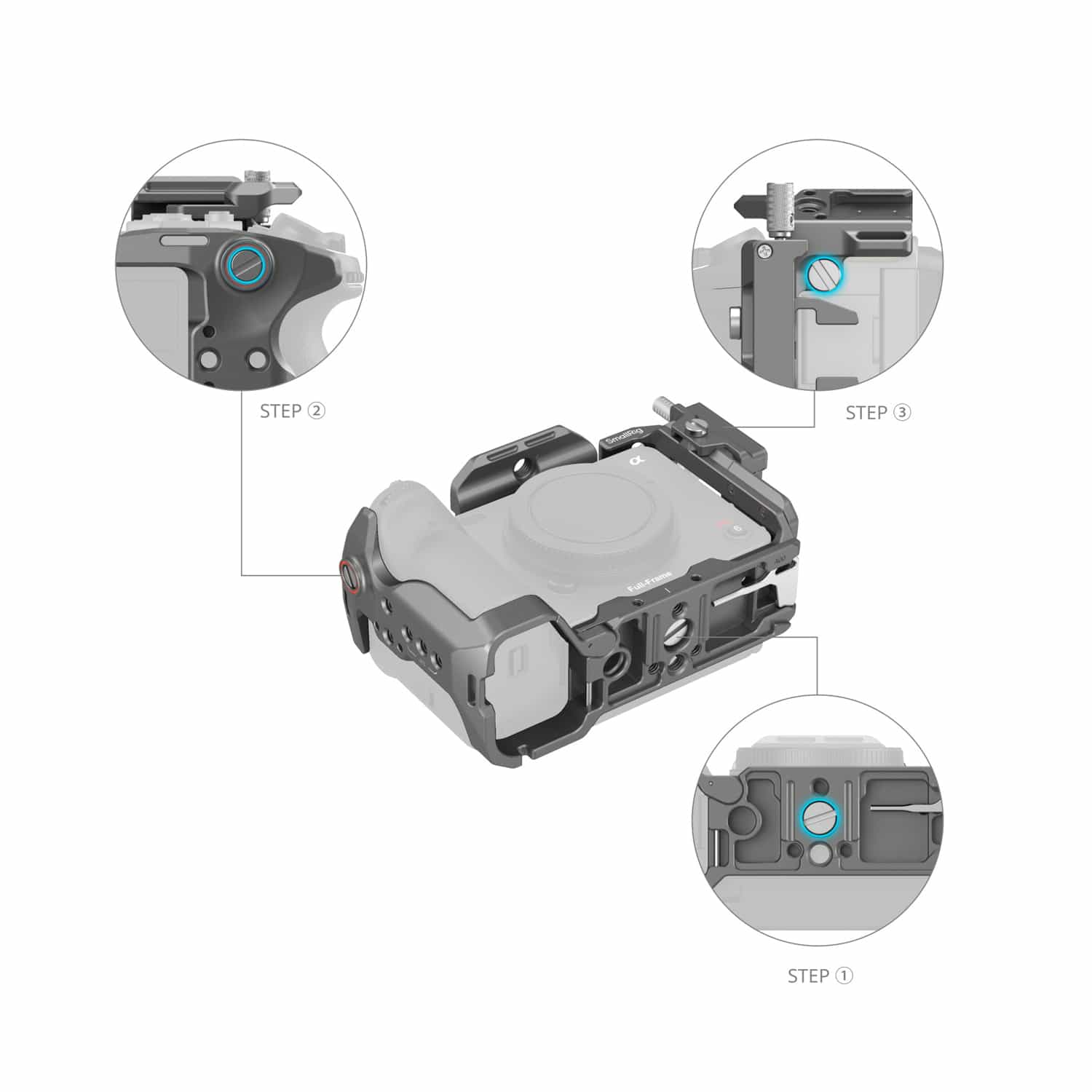Smallrig (4770) HawkLock Quick Release Cage Kit for Sony FX3 / FX30 4