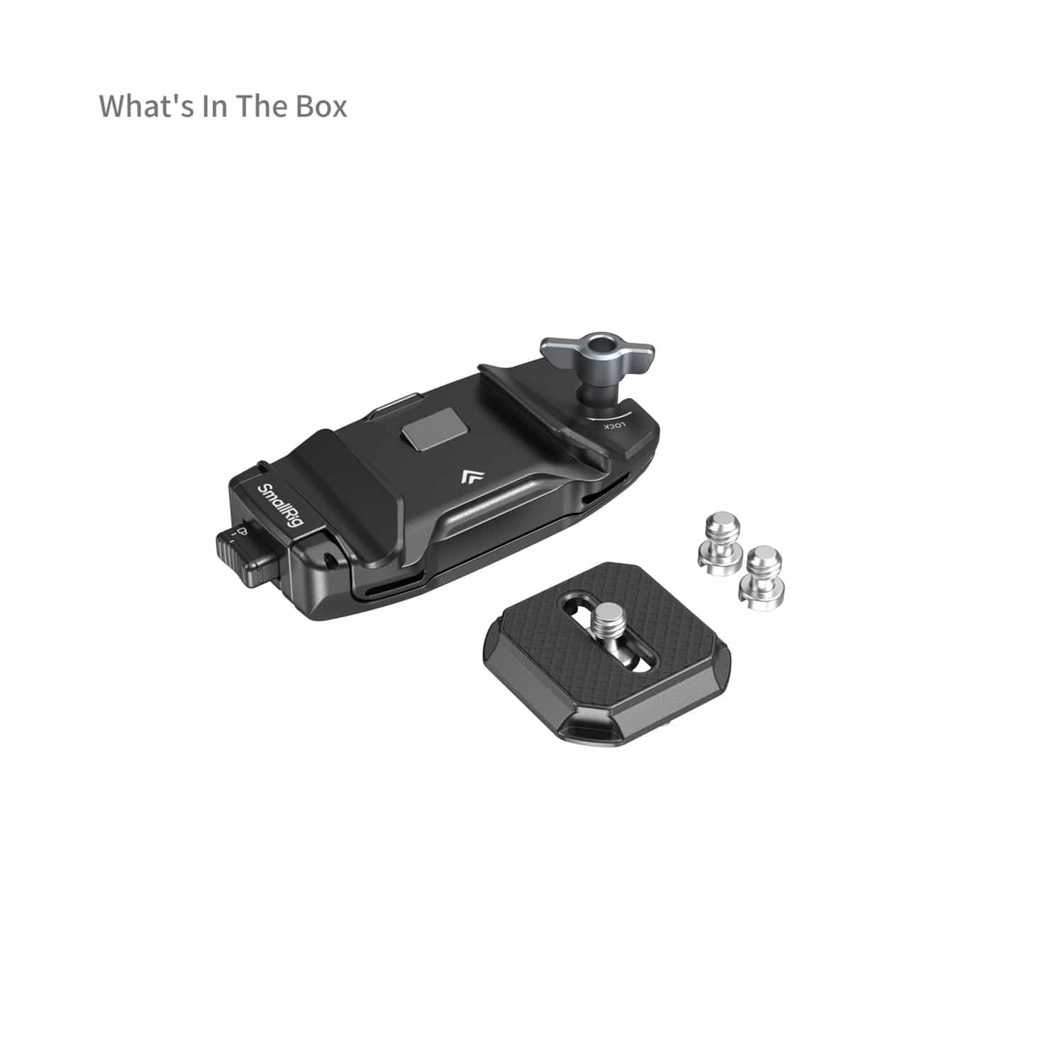 Smallrig (5053) Camera Clip with Quick Release Mount Plate Kit 9