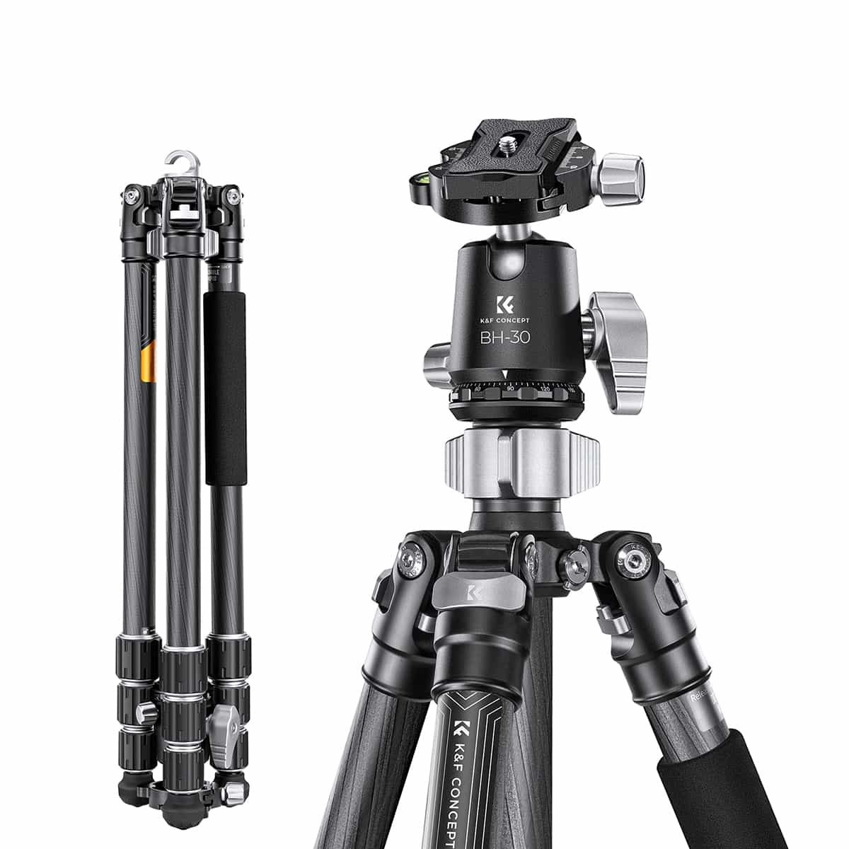 K&F Concept (KF09.116) X Series Carbon Fiber Tripod 1