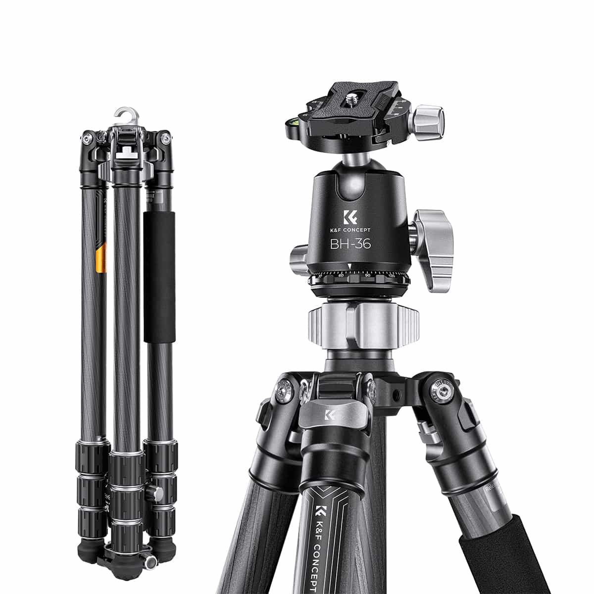 K&F Concept (KF09.117) X Series Carbon Fiber Tripod 1