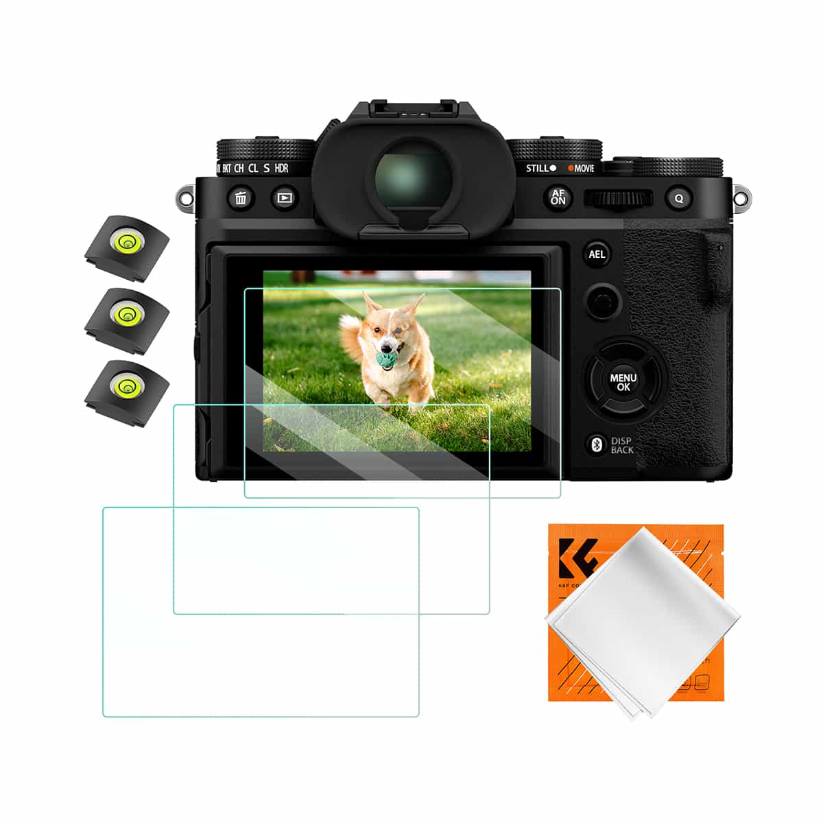 K&F Concept (SKU.2196) 3 Piece Pack Screen Protector for Fujifilm XT5, X100VI 1