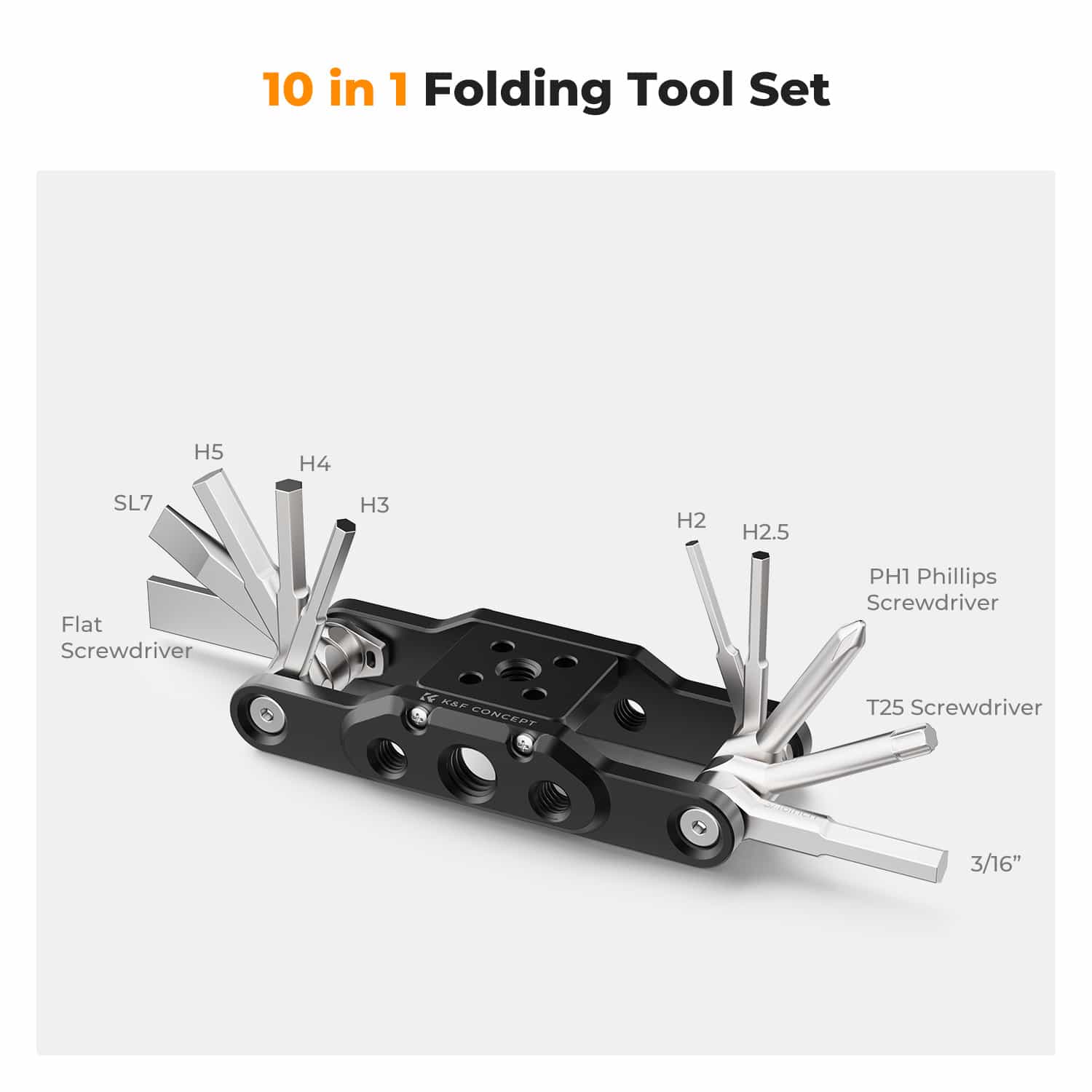 K&F Concept (KF31.099) Multifunctional Camera Tool Kit 3
