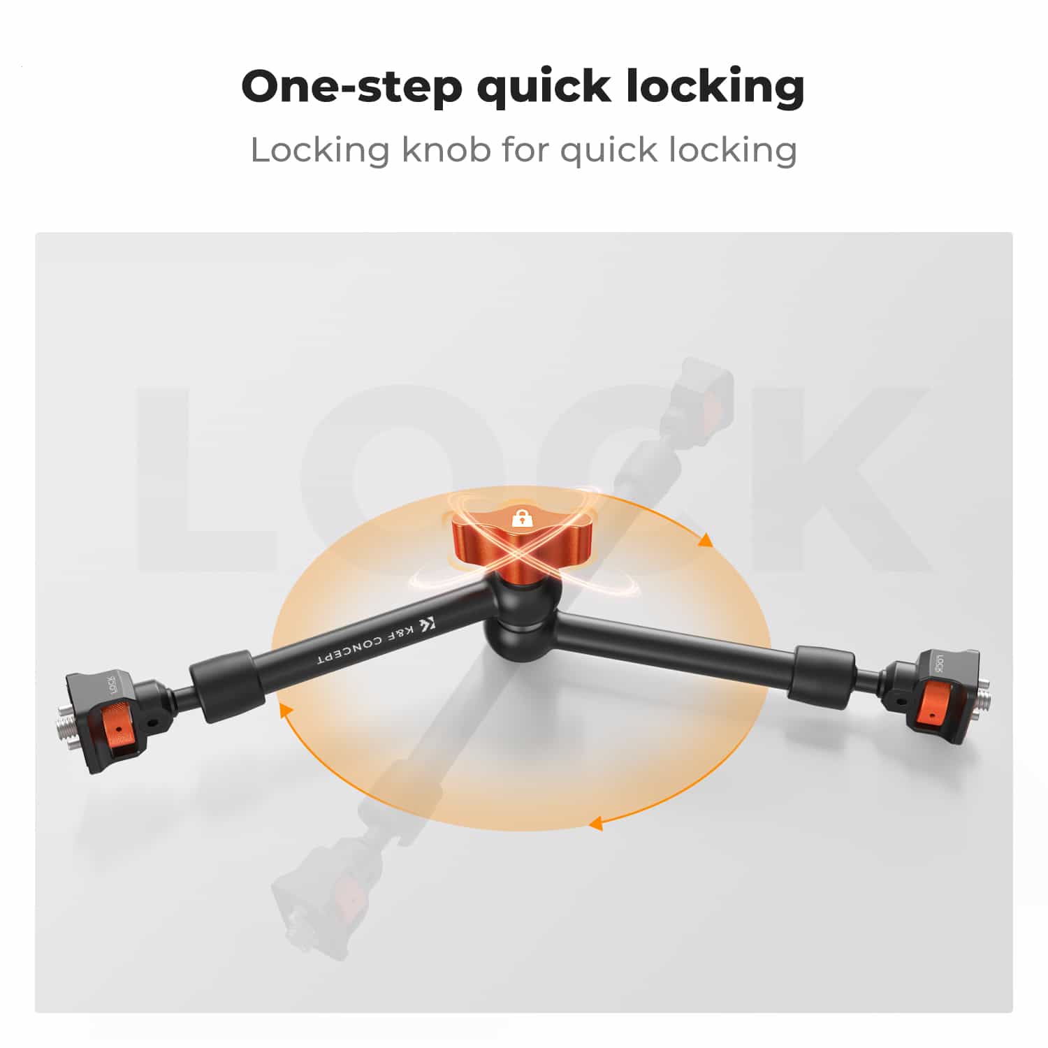 K&F Concept (KF31.132) 11 Inch Articulated Magic Arm and Magic Arm Clamp 6