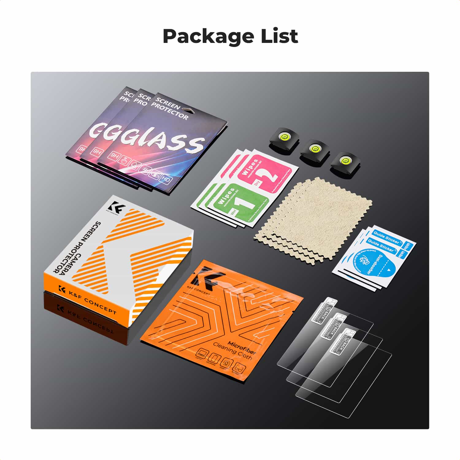 K&F Concept (SKU.2199) Screen Protector for Sony A6600, A6100, A6400, A6300, A6000, A5000, NEX 7, NEX 6, NEX 6L, NEX 5, NEX 3N 4