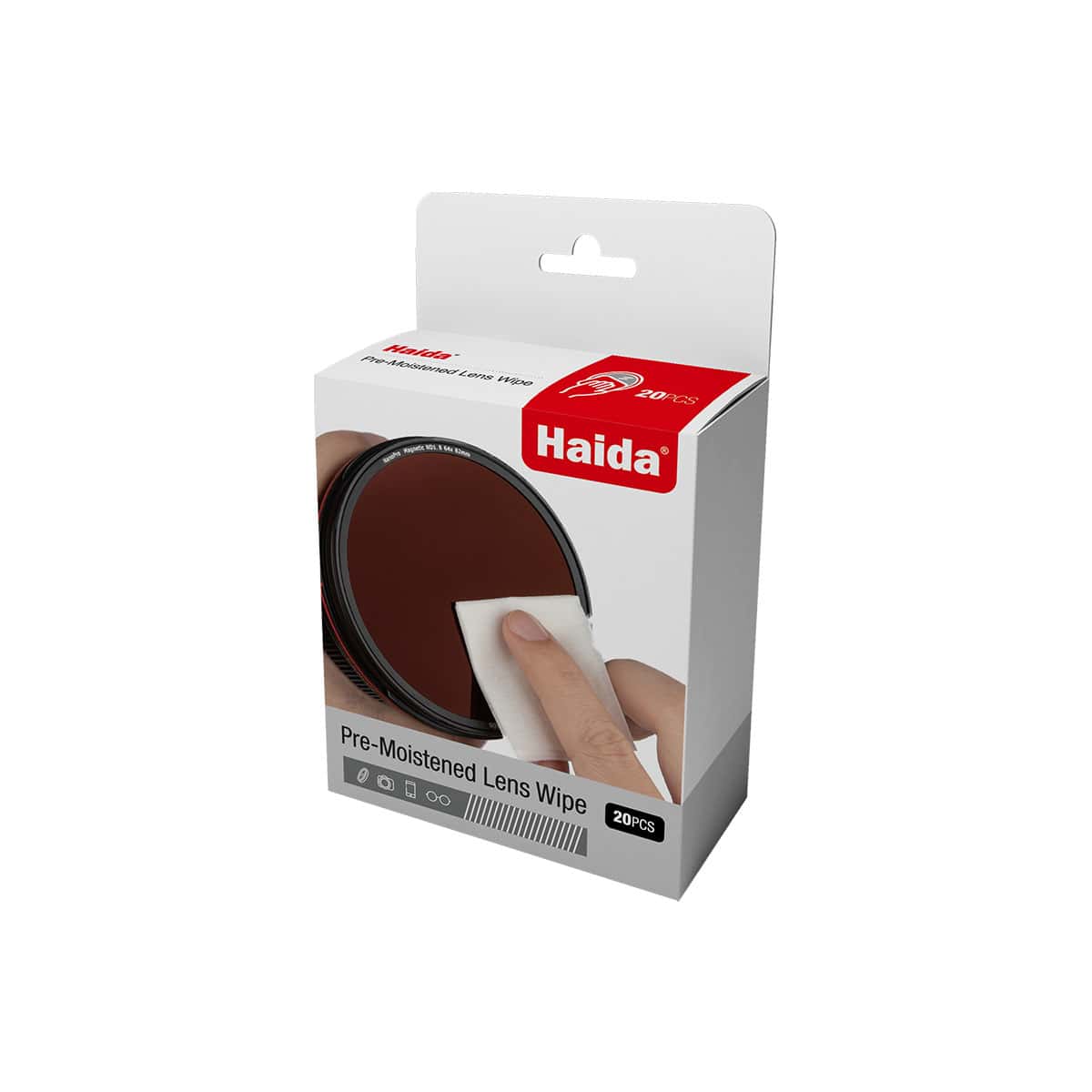 Haida Pre-Moistened Lens Wipe (20 pcs) view 1