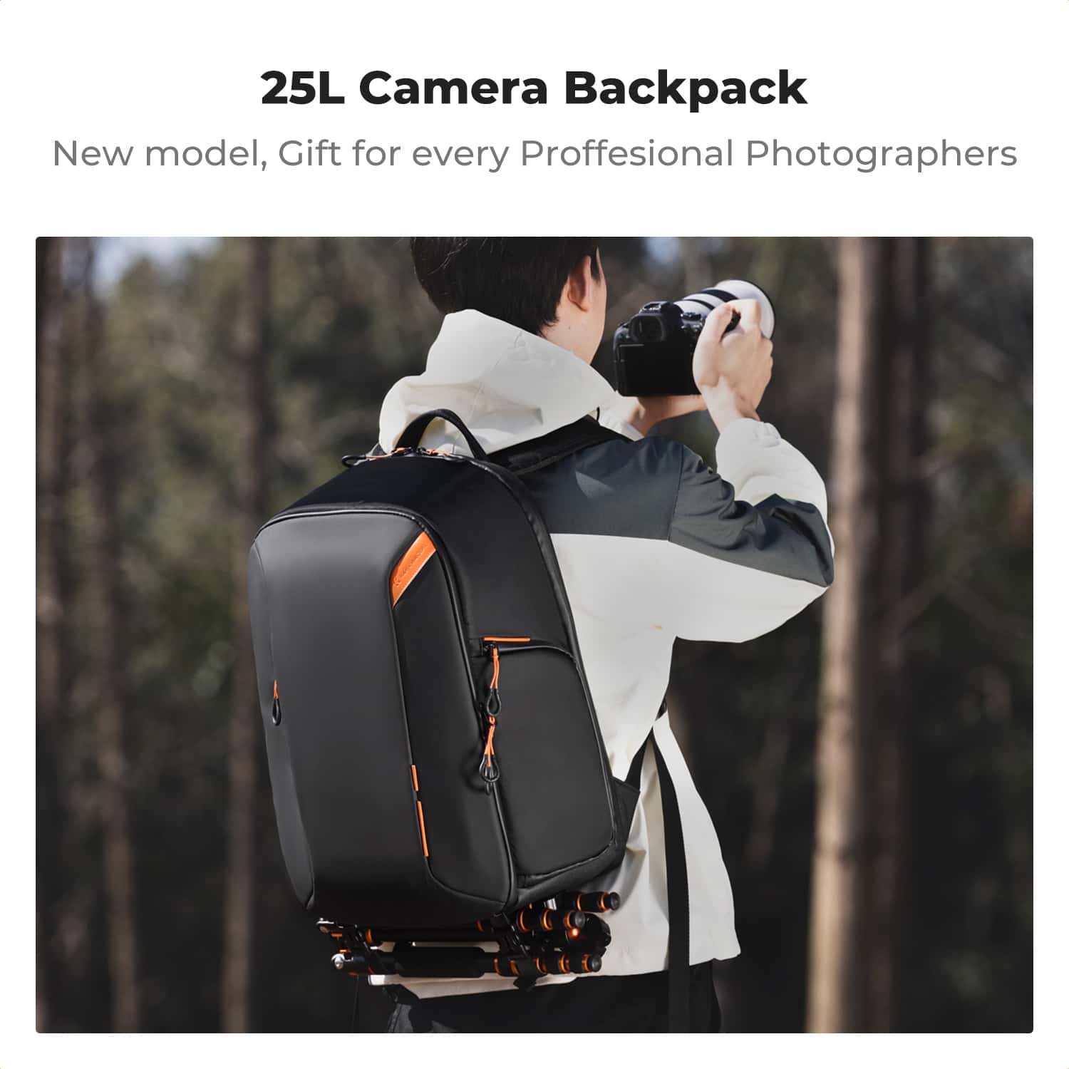 K&F Concept (KF13.210) Nature Wander 25L Camera Backpack view 3