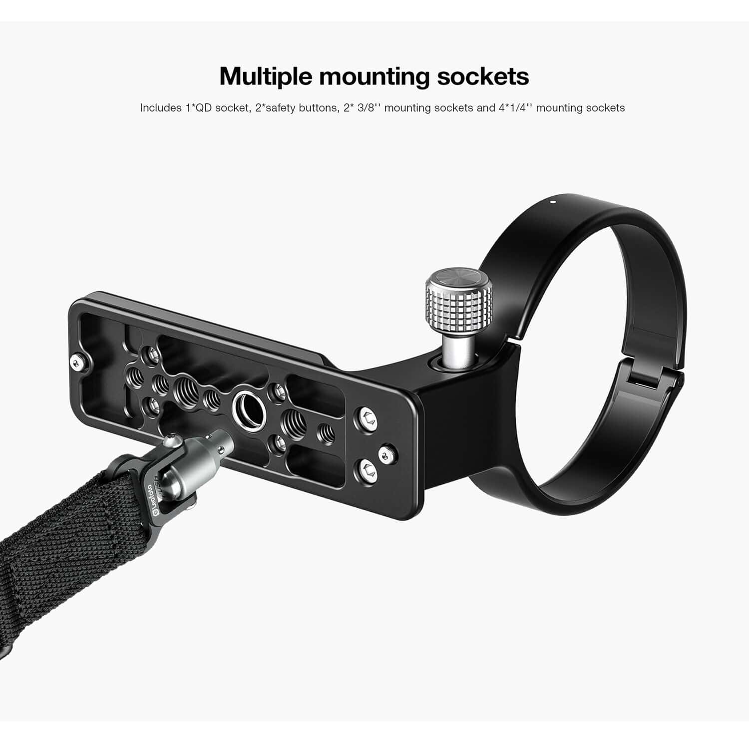 Leofoto NFC-01 Nikon 180-600MM F5.6-6.3 Arca-Swiss Tripod Collar view 6