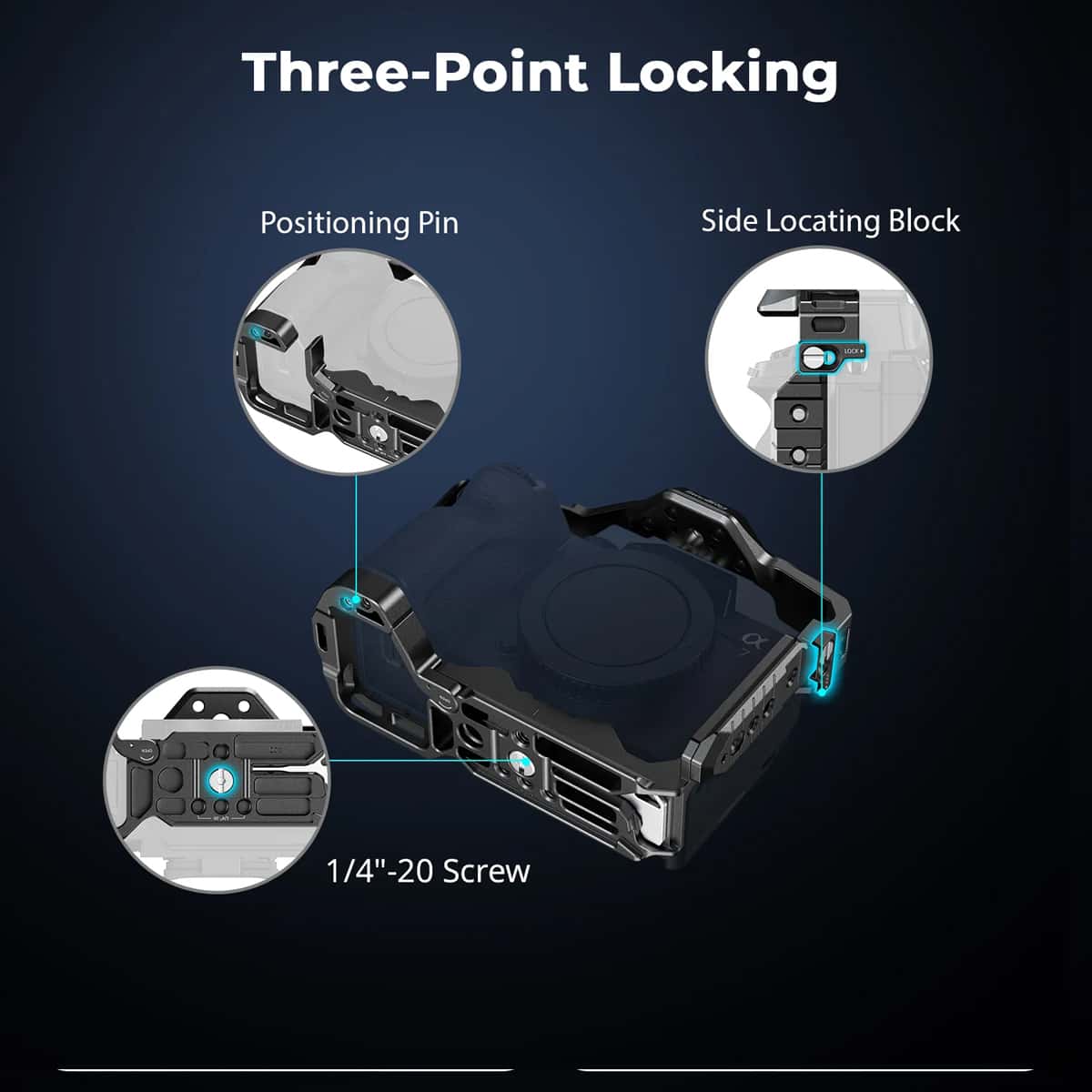 Smallrig (3667C) Cage for Sony Alpha 7V / 7RV / 7IV / 7SIII / 1 / 7RIV view 4