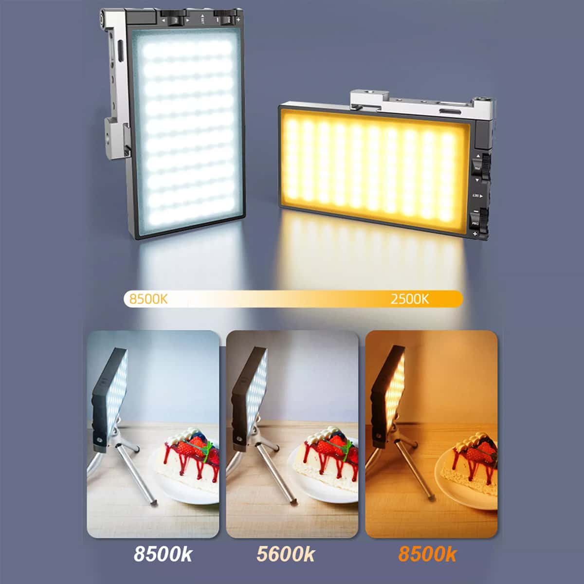 Altson R8 12W RGB LED Video Light view 5