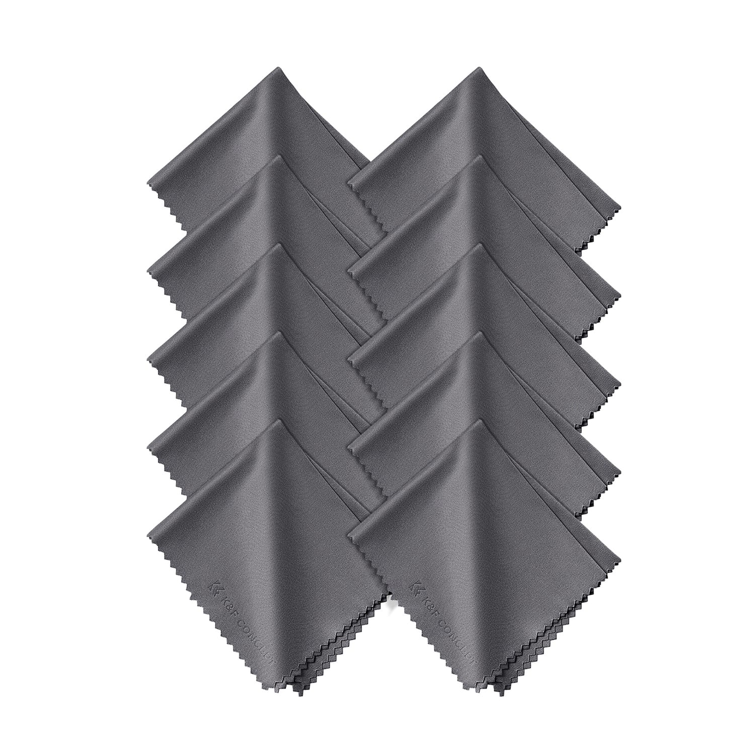 K&F Concept 10 Packs of Needle One Gray Cleaning Cloth 150*180mm 1