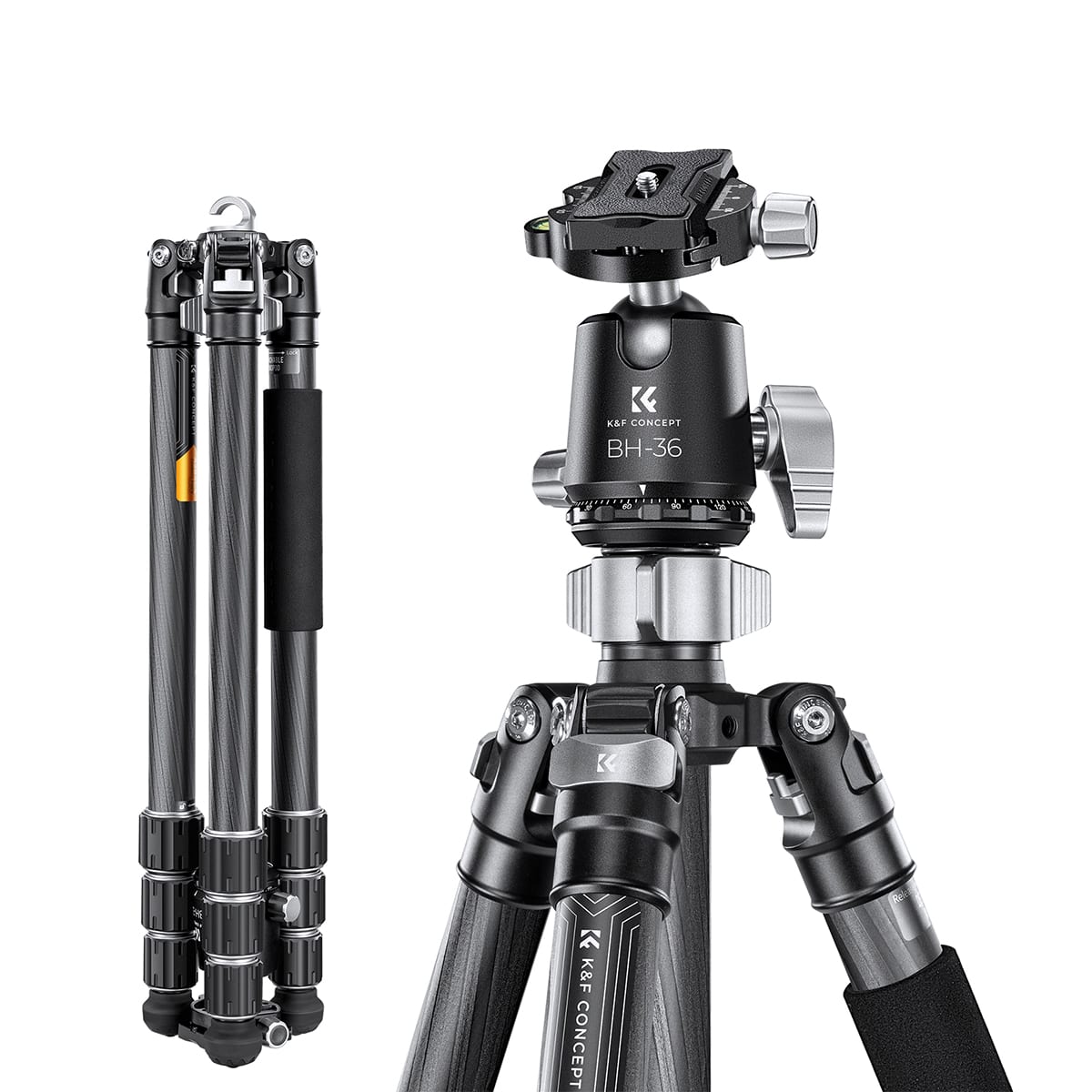 K&F Concept (KF09.117) X Series Carbon Fiber Tripod 1