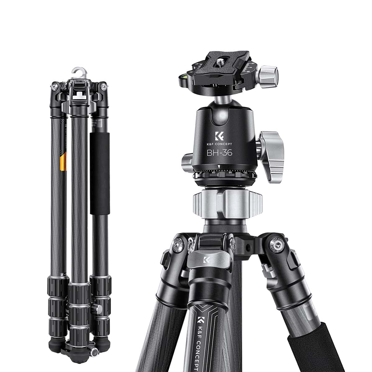 K&F Concept (KF09.117) X Series Carbon Fiber Tripod