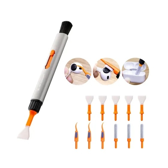 K&f Concept Cleaning Pen Set (Cleaning pen + 6 x Cleaning Stick + 3 x Flocked Sponge + 3 x Rejector)