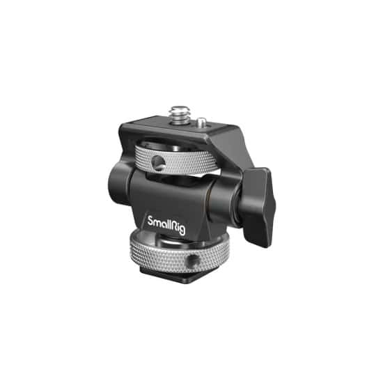 SmallRig (2905B) Swivel and Tilt Adjustable Monitor Mount with Cold Shoe Mount