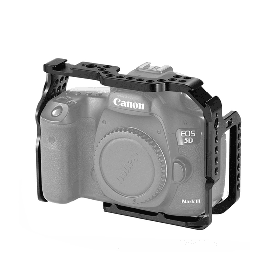 SmallRig (2271) Camera Cage for Canon 5D Mark III IV - Aluminum Build, Built-In NATO Rail 1